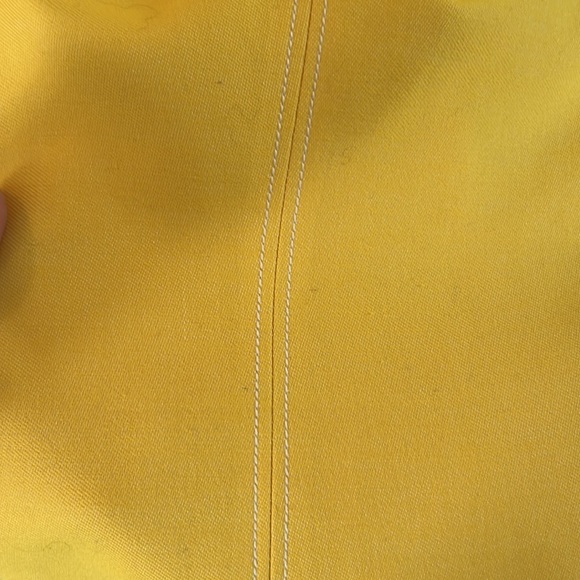 David Meister Yellow Lined Sleeveless Dress-Size 8 - Picture 5 of 5